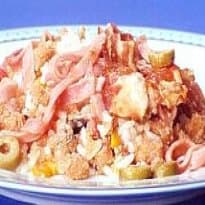 Farofa de Arroz com Presunto