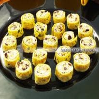 Frittatine enrolado com ricota