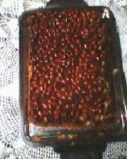 Bolo pé de moleque com limão