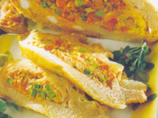 Vitela recheada à genovesa