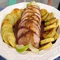 Lombo com Purê de Maçã