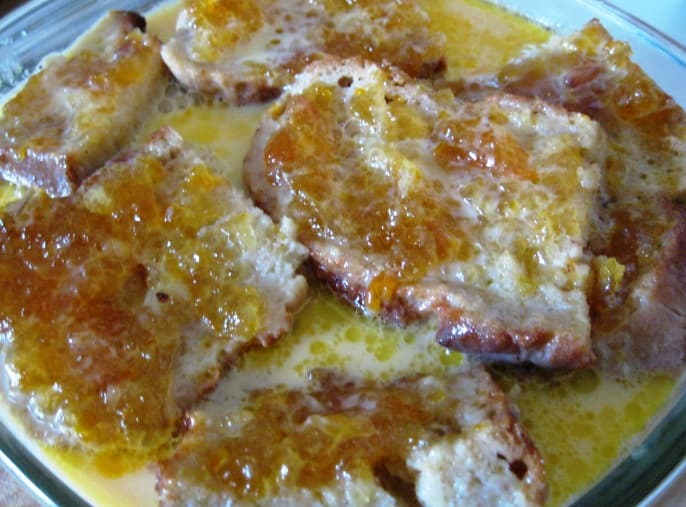 Sobremesa Quente de Pão