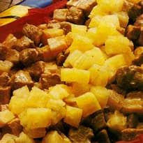 Carne de porco agridoce