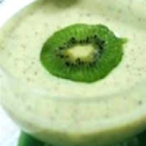 Flan de kiwi