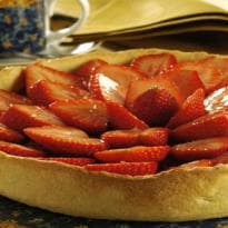 Torta de Morango com Geleia