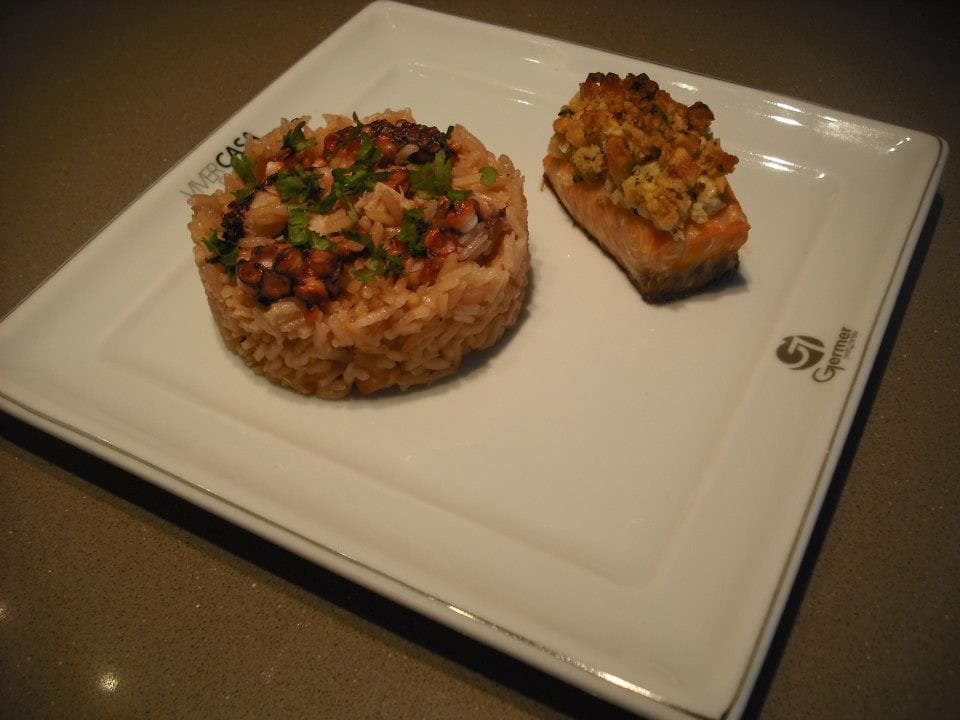 Risotinho com Salmão