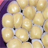 Trufas brancas de rum