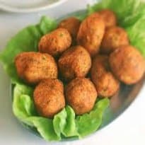 Falso bolinho de bacalhau