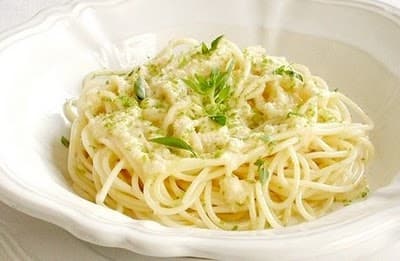 Espaguete com Limão e Azeite