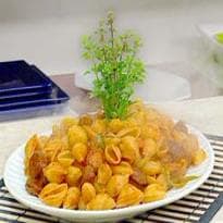 Macarrão Búzio com Linguiça