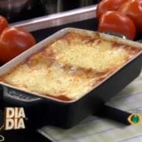 Lasanha mista do Dia Dia