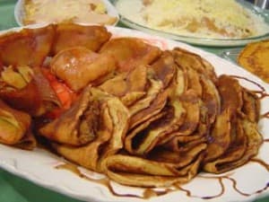 Panqueca com Creme de Maçã