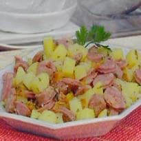 Picadinho de Linguiça e Batatas