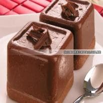 Gelatina de chocolate