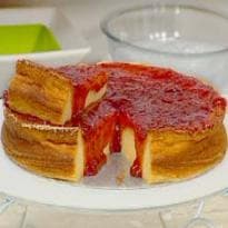 Torta de Queijo Parmesão