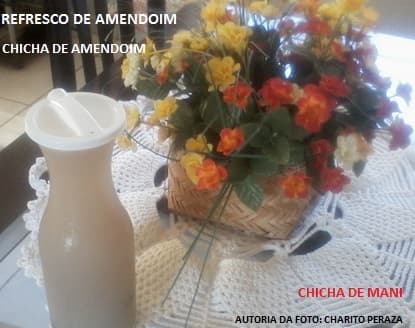 Refresco de Amendoim (Chicha de Amendoim)