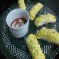 Charutos de massa de pastel