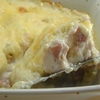 Presunto com Molho Branco