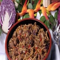 Macarrão chinês com frango