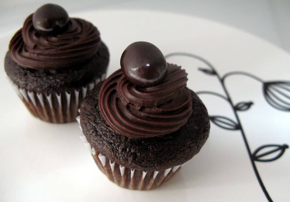 Cupcake de chocolate