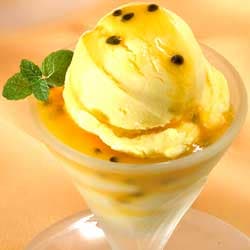 Sorvete de Maracujá com SupraSoy