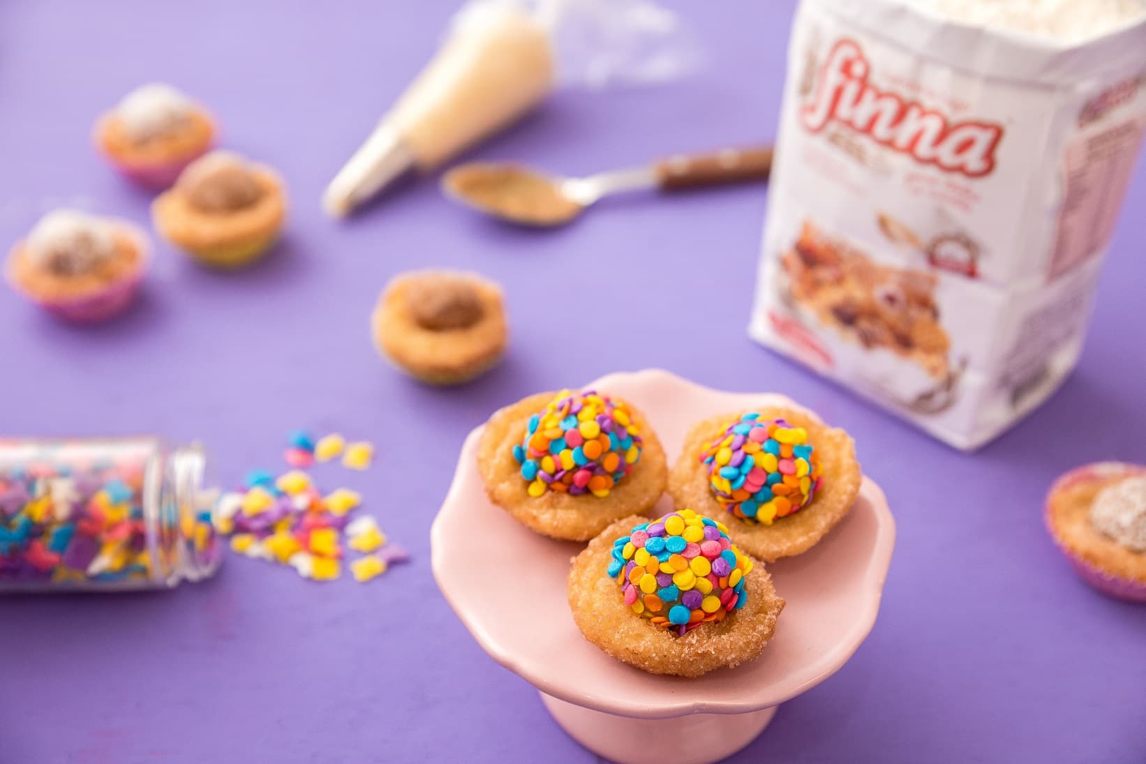 Mini Cestinha de Churros Recheado