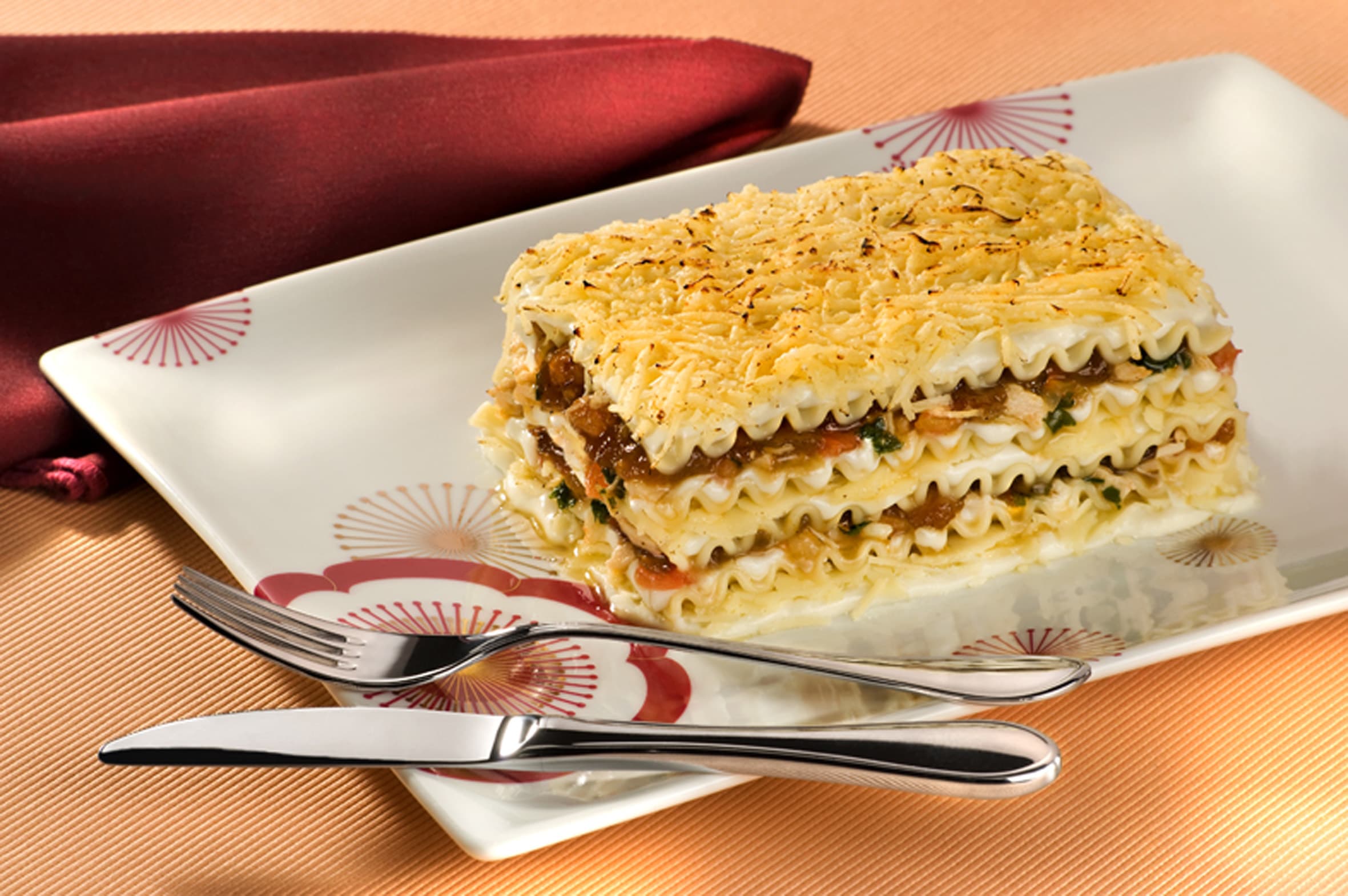 Lasanha de Frango com Chutney de Manga