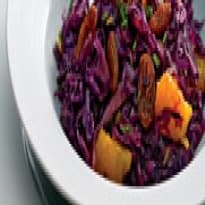 Salada de Couve Roxa com Mexerica