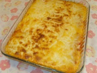 Suflê de Bacalhau com Parmesão