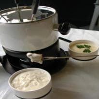 Molho light de queijo para Fondue