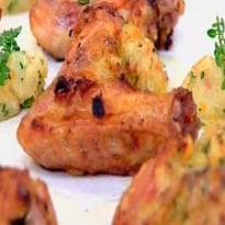 Asa de frango com molho de laranja