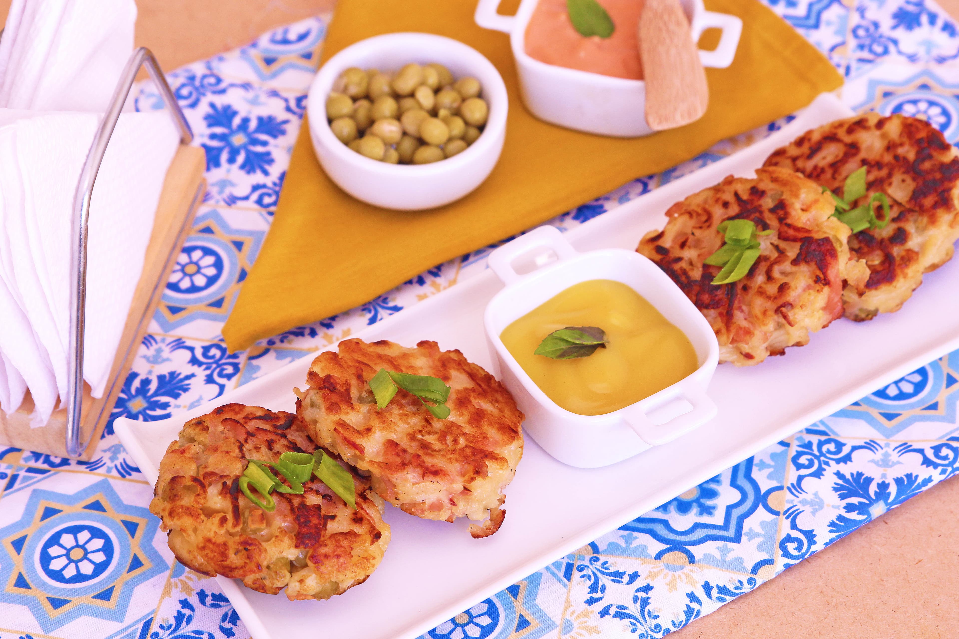 Frittata de Lámen com Presunto