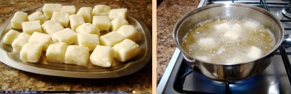 Mandioca Frita Cremosa