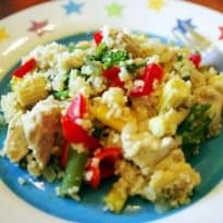 Salada de Frango com Cuscuz Marroquino