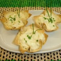 Cestinhas com Creme de Palmito