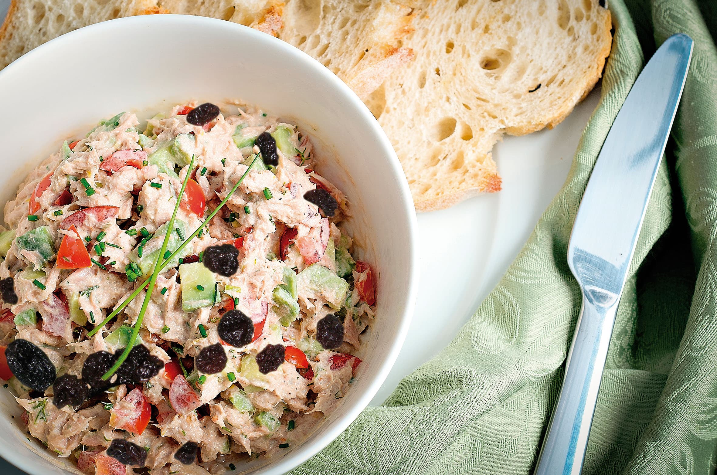 Salpicão de Atum com Abacaxi