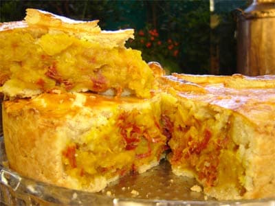 Empadão de Abóbora com Carne Seca