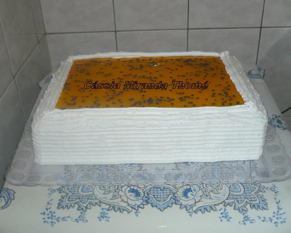 Bolo Mousse de Maracujá