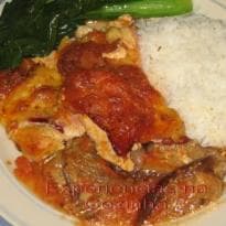 Frango com Berinjela