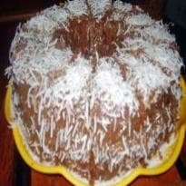 Bolo de chocolate com coco