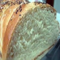 Pão de iogurte com gergelim