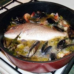 Bouillabaisse com Mexilhões