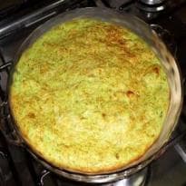 Suflê de queijo com ovos