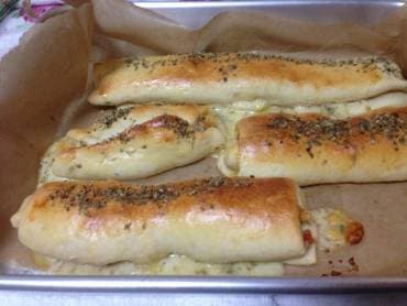 Enroladinho de Presunto e Queijo