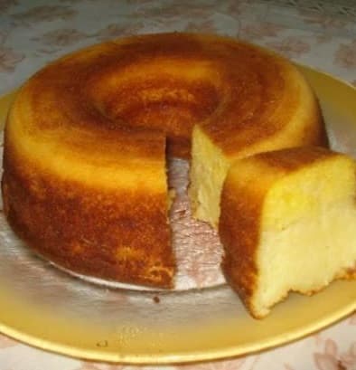 Bolo de Fubá Cremoso