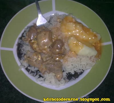 Moela de Frango na Pressão