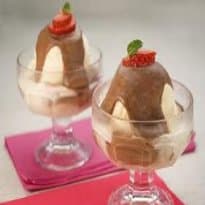 Cobertura de mel e chocolate