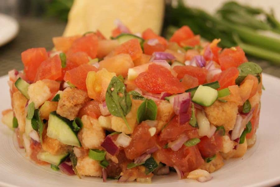 Salada de Pão - Panzanella Alla Toscana
