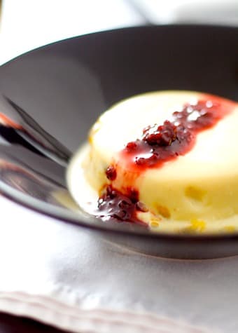Falsa Panna Cotta de Maracujá