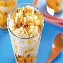 Arroz Doce com Maracujá